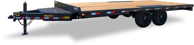 8.5x24' Tilt deckover trailer